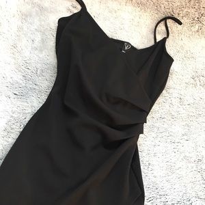 Sexy, asymmetrical Black Dress